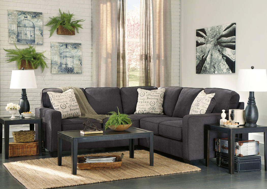 Alenya Charcoal Sectional,Signature Design by Ashley