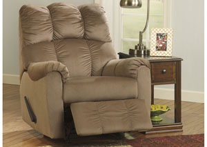 Raulo Mocha Rocker Recliner,Signature Design by Ashley