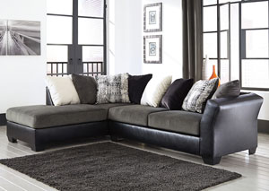 Armant Ebony Sofa w/ Left Facing Corner Chaise,Signature Design by Ashley