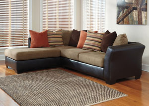 Armant Mocha Sofa w/ Left Facing Corner Chaise,Signature Design by Ashley