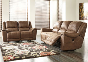 Niarobi Saddle Reclining Sofa & Loveseat,Benchcraft