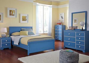 Bronilly Full Panel Bed, Dresser & Mirror