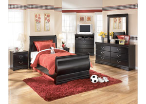 Huey Vineyard Twin Sleigh Bed