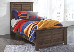 Burminson Brown Twin Panel Bed,Signature Design by Ashley