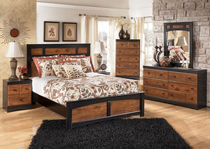 Aimwell Queen Panel Bed, Dresser, Mirror, Chest & Night Stand,Signature Design by Ashley