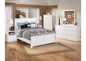 Bostwick Shoals Queen Panel Bed, Dresser & Mirror