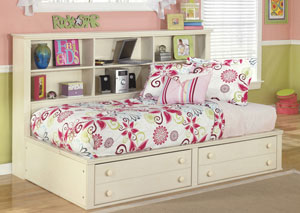 Cottage Retreat Twin Bookcase Bed