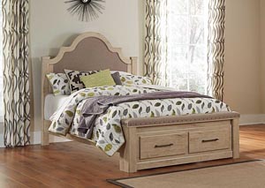 Annilynn Queen Upholstered Storage Bed