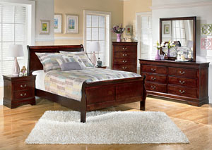 Alisdair Full Sleigh Bed,48 Hour Quick Ship 