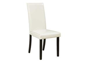 Kimonte Ivory Upholstered Chair (Set of 2),Signature Design by Ashley