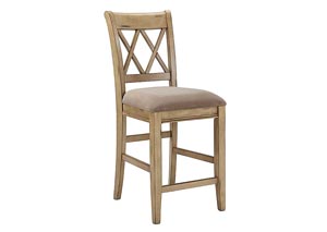 Mestler Upholstered Barstool (Set of 2),Signature Design by Ashley