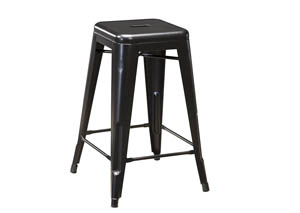 Pinnadel Gray Stool (Set of 4),Signature Design by Ashley