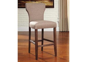 Glosco Tall Upholstered Barstool (Set of 2),Signature Design by Ashley