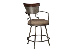 Moriann Upholstered Barstool,Signature Design by Ashley