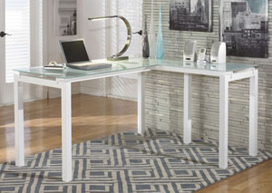 Baraga L-Desk,Signature Design by Ashley