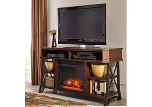 Vinasville Large TV Stand w/ LED Fireplace Insert,Signature Design by Ashley