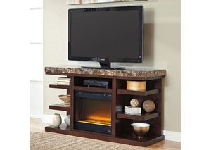 Kraleene Large TV Stand w/ LED Fireplace Insert,Signature Design by Ashley