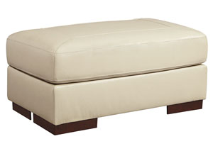 Islebrook Vanilla Ottoman