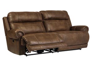 Austere Brown 2 Seat Reclining Power Sofa