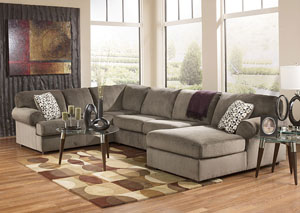 Jessa Place Dune Right Facing Chaise Sectional