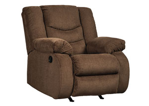 Tulen Chocolate Rocker Recliner