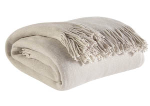 Haiden Ivory/Taupe Throw