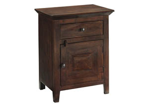 Charlowe Warm Brown Nightstand