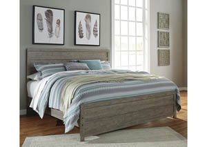 Culverbach Gray King Panel Bed