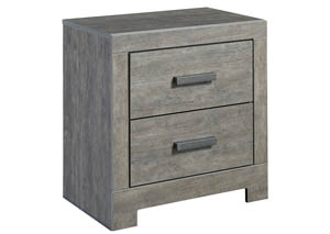 Culverbach Gray Two Drawer Nightstand