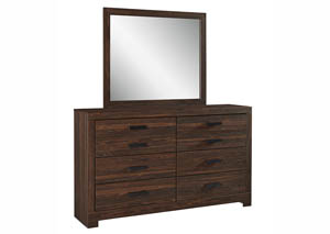 Arkaline Brown Bedroom Mirror