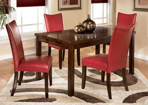 Charrell Red Side Chairs (Set of 2)