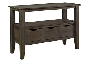 Dresbar Grayish Brown Dining Room Server