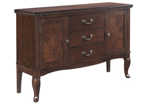 Gladdenville Brown Dining Room Server