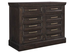 Townser Grayish Brown Credenza