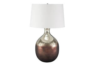 Tabish Mercury Glass/Brown Glass Table Lamp