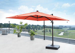 Oakengrove Coral Large Cantilever Umbrella