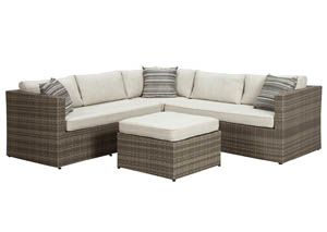 Peckham Park Beige/Brown Sectional