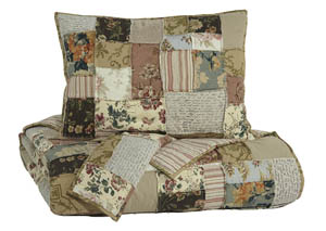 Damalis Multi King Quilt Set