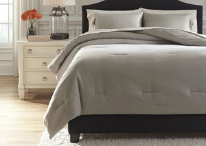 Aracely Taupe King Comforter Set