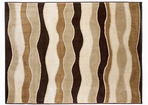 Frequency Toffee Medium Rug