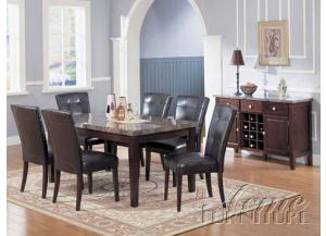 Acme Furniture Danville Dinette Table with 6 chairs